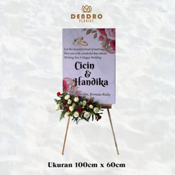Buket Papan Kecil Ukuran 100cm x 60cm