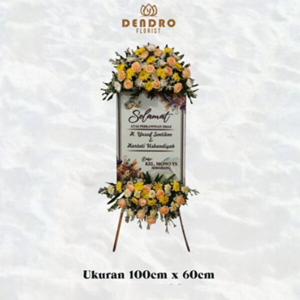Buket Papan Kecil Ukuran 100cm x 60cm
