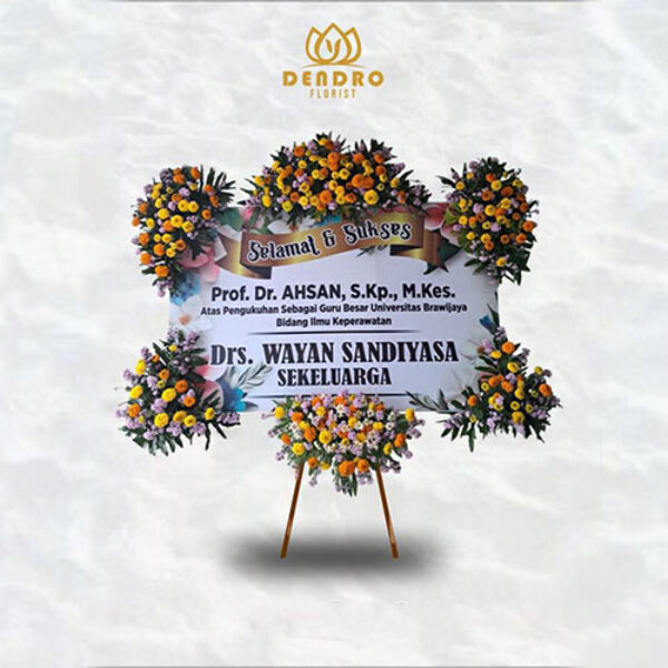 Bunga Papan Selamat Ukuran 2.25m x 1.5m