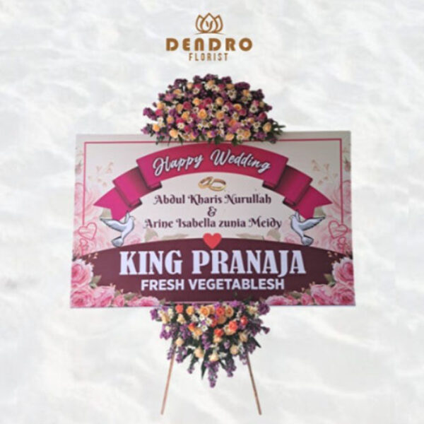 Bunga Papan Wedding
